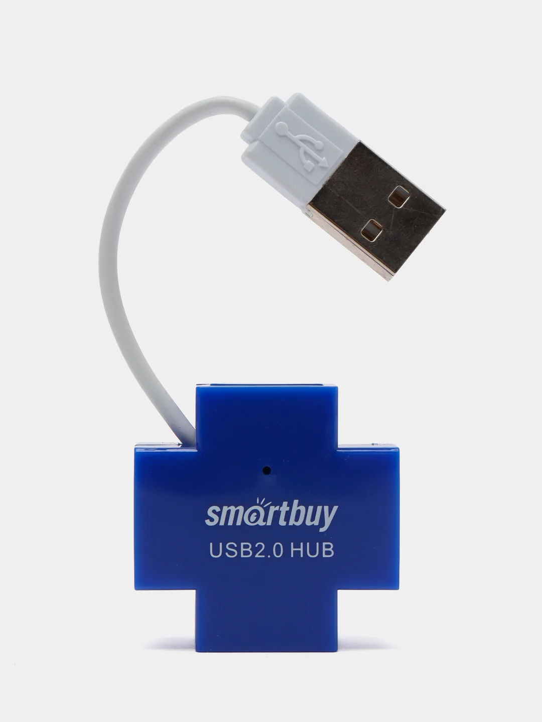 Голубой xaб Smartbuy 6900 USB 2.0, на 4 порта