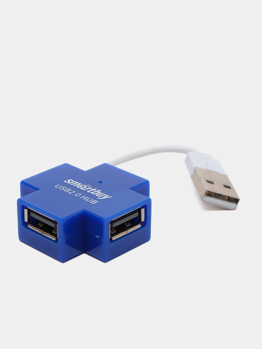 Голубой xaб Smartbuy 6900 USB 2.0, на 4 порта