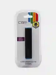 Черный usb-концентратор CBR CH 135, 4 порта