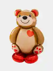 Воздушный шар Торт, Мишка, Звезды, Love на подставке