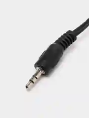 Черный кабель-тюльпан VCOM 3.5 jack-2RCA, соединительный