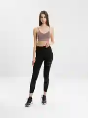 Бежевый меланж топ женский Meira