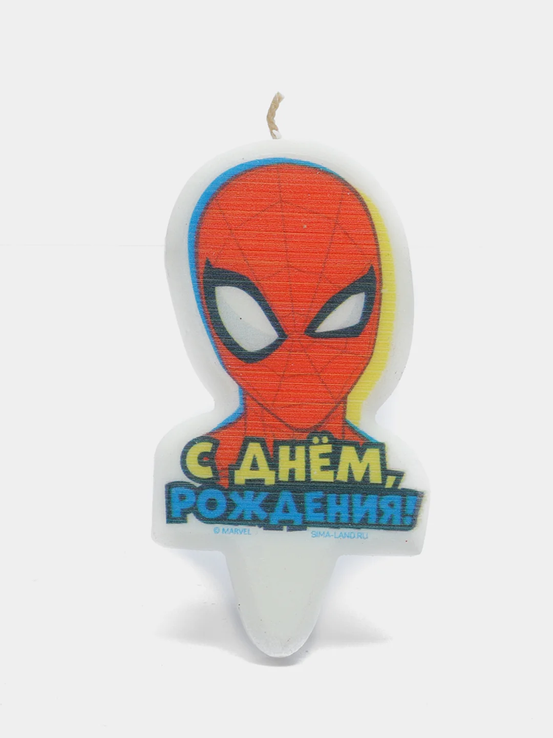 Красный свечи в торт для детей , Тачки , Человек Паук ,Эльза , Олаф , Микки, Щенячий Патруль, Тоша