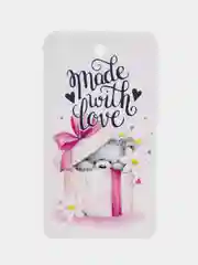 6 шт. Бирки "Ручная работа", "Hand made", "Made with love", "Сделано с любовью" . 5х9 см