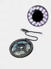 Белый usb cветодиодная LED лента подсветка для телевизора и монитора 1 м, IP65, 5050