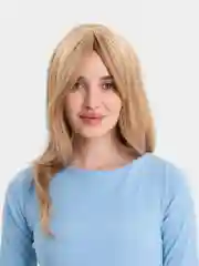 Карамельный парик длинный каскад