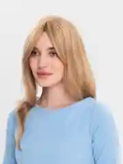 Карамельный парик длинный каскад