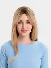 Хаки парик длинный каскад
