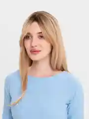 Хаки парик длинный каскад