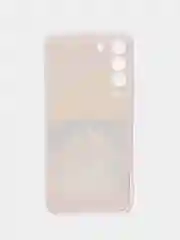Желтый чехол на Samsung Galaxy S22 Plus / Самсунг S22 Plus прозрачный, с рисунком, защита камеры
