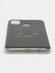 Черный силиконовый чехол на Samsung Galaxy M21/M30s / Самсунг М21/М30s с рисунком, защита камеры