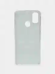 Черный силиконовый чехол на Samsung Galaxy M21/M30s / Самсунг М21/М30s с рисунком, защита камеры