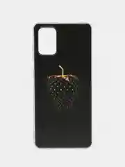 Разноцветный чехол на Samsung Galaxy A71 4G / Самсунг А71 4G прозрачный, с рисунком, защита камеры