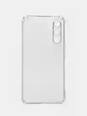 Зеленый чехол Samsung Galaxy A34 прозрачный силиконовый (Самсунг Галакси А34)