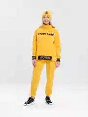 Желтый спортивный костюм женский