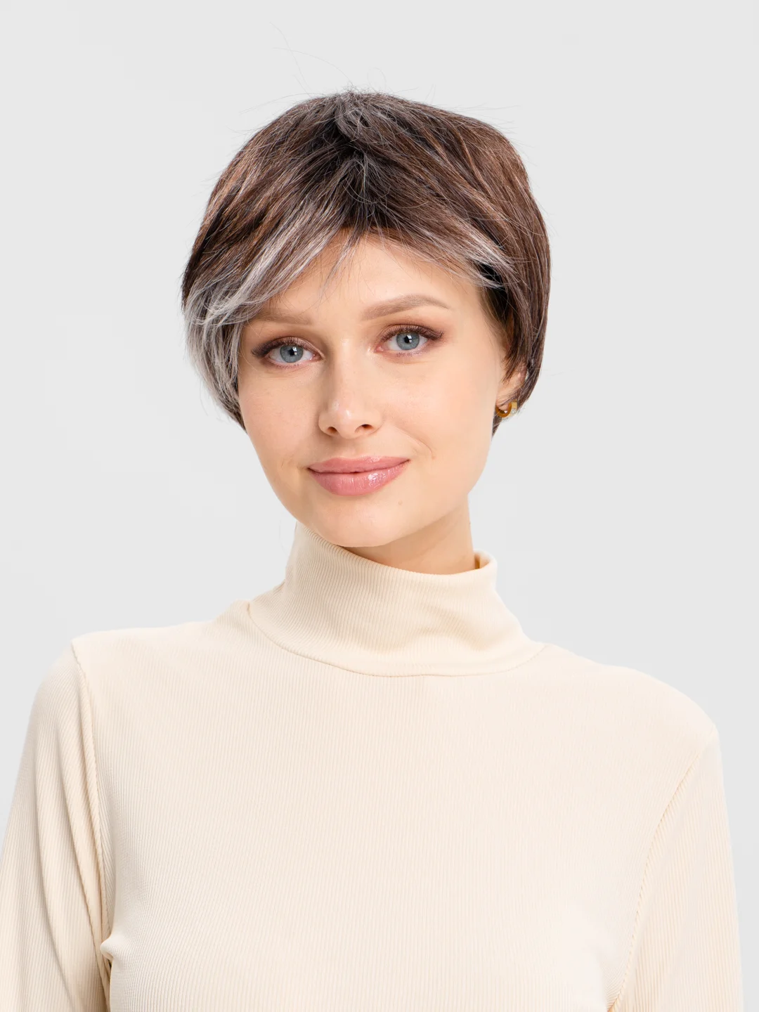 Хром парик короткий женский, разные стрижки