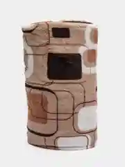Хаки плед-покрывало из бамбукового флиса, 200 х 180 см
