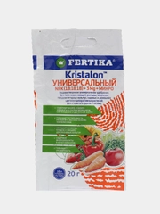 Удобрение универсальное, для рассады овощей и цветов, Фертика Кристалон