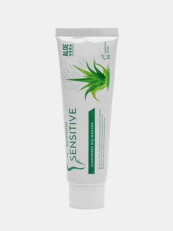 Зубная паста без фтора EPINAFOL Sensitive Aloe vera, 1 штука