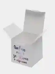 Золотой коробка подарочная, самосборная, складная
