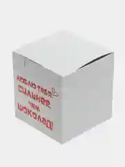 Бирюзовый коробка подарочная, самосборная, складная