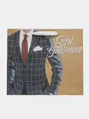 Пакет крафтовый вертикальный «Best gentleman», 30 х 26 х 9 см