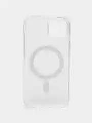 Чехол силиконовый MagSafe (Магсейф) для iPhone 7 8 XR 11 12 13 14 Pro Plus Max прозрачный