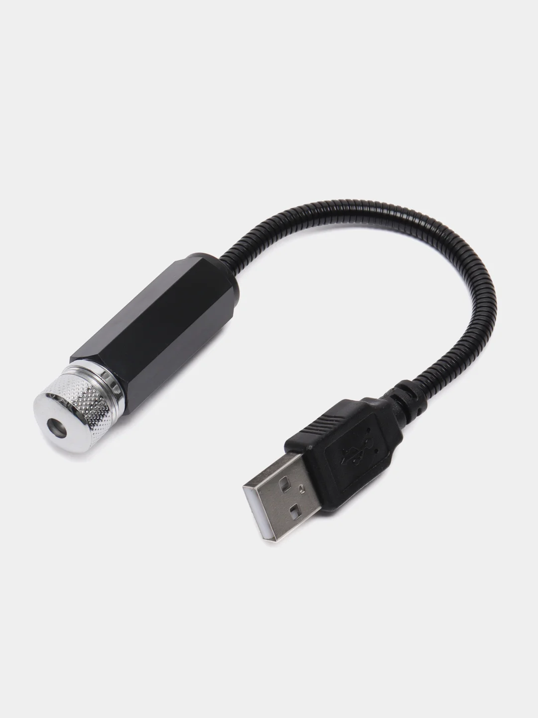 Проектор звездного неба от USB, лазерный проектор автомобильный, подсветка салона (фиолет)
