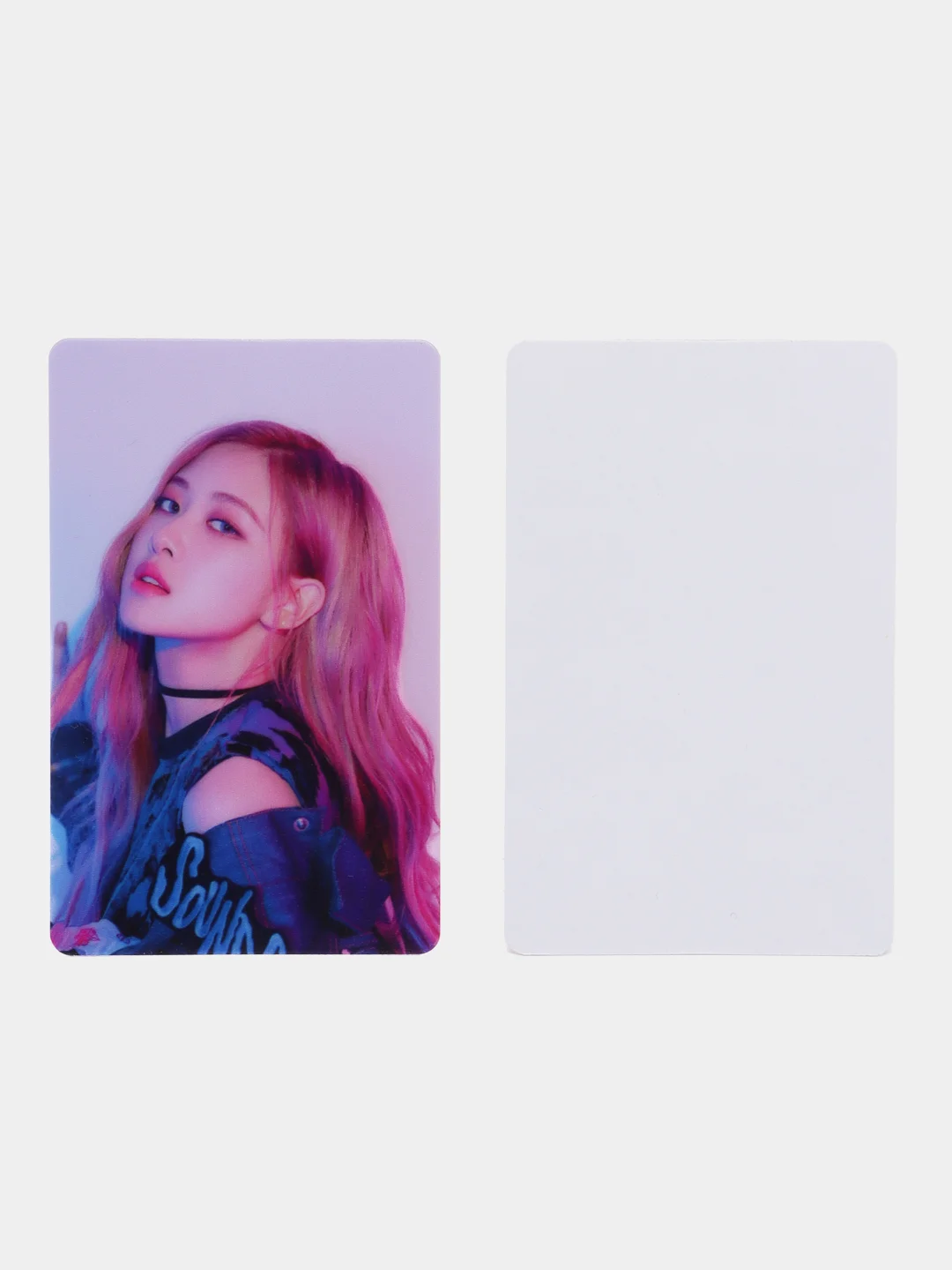 Кораллово-розовый наклейки-карточки K-POP Blackpink ( Блэкпинк ) 10шт