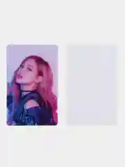 Кораллово-розовый наклейки-карточки K-POP Blackpink ( Блэкпинк ) 10шт