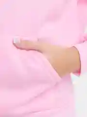 Розовый худи женское утепленное с начесом, унисекс