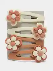 Бежевый заколки для волос, 4 штуки