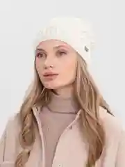 Молочный шапка женская Камелия