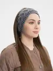 Серый повязка на голову, женская, 6 цветов