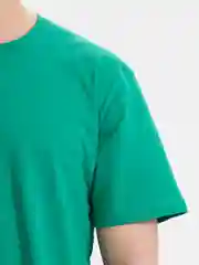 Зеленый футболка мужская BarakaTtex однотонная, 100% хлопок, базовая