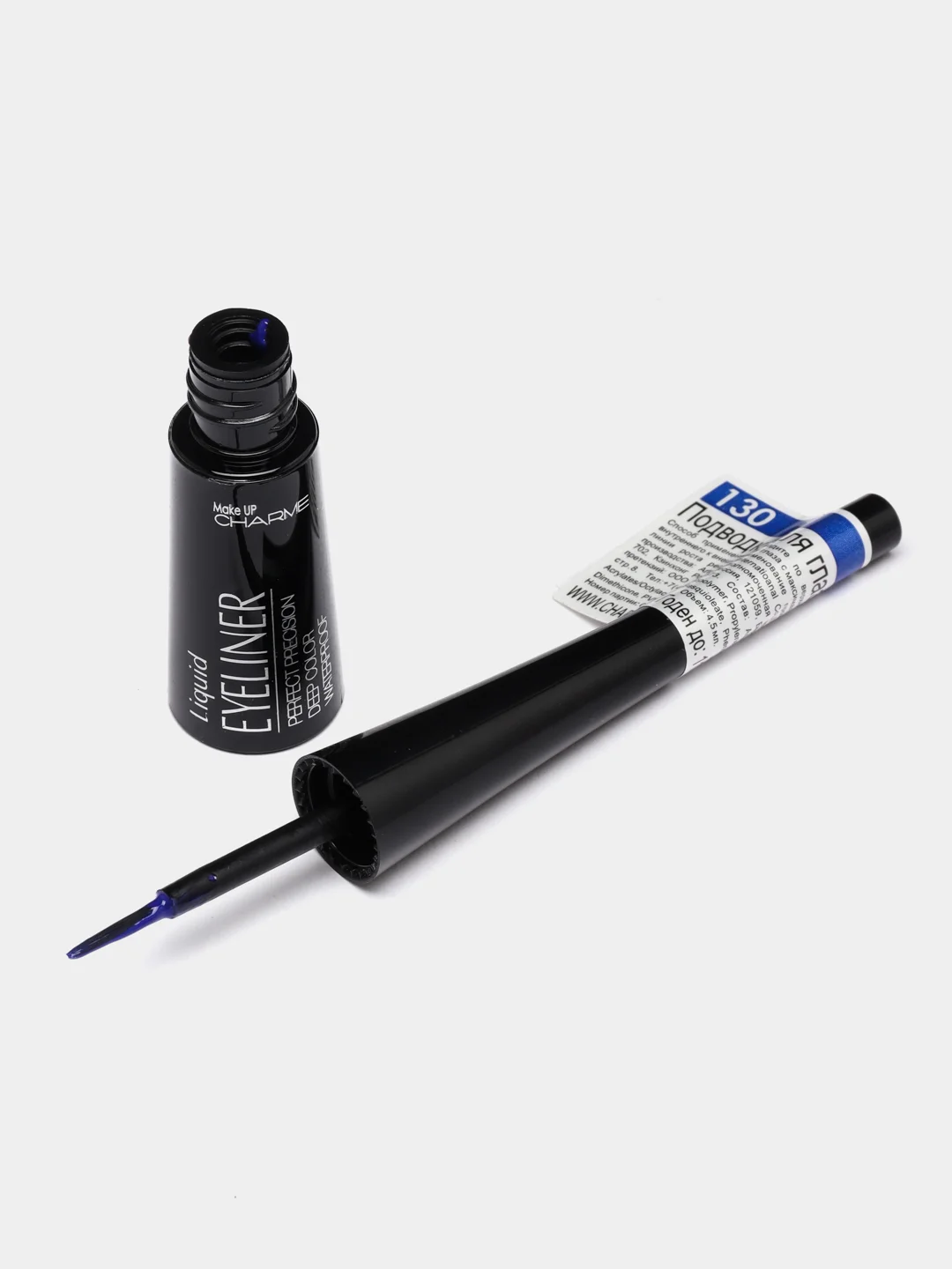 Синий подводка для глаз Charme водостойкая Deep Liner с мягкой кисточкой
