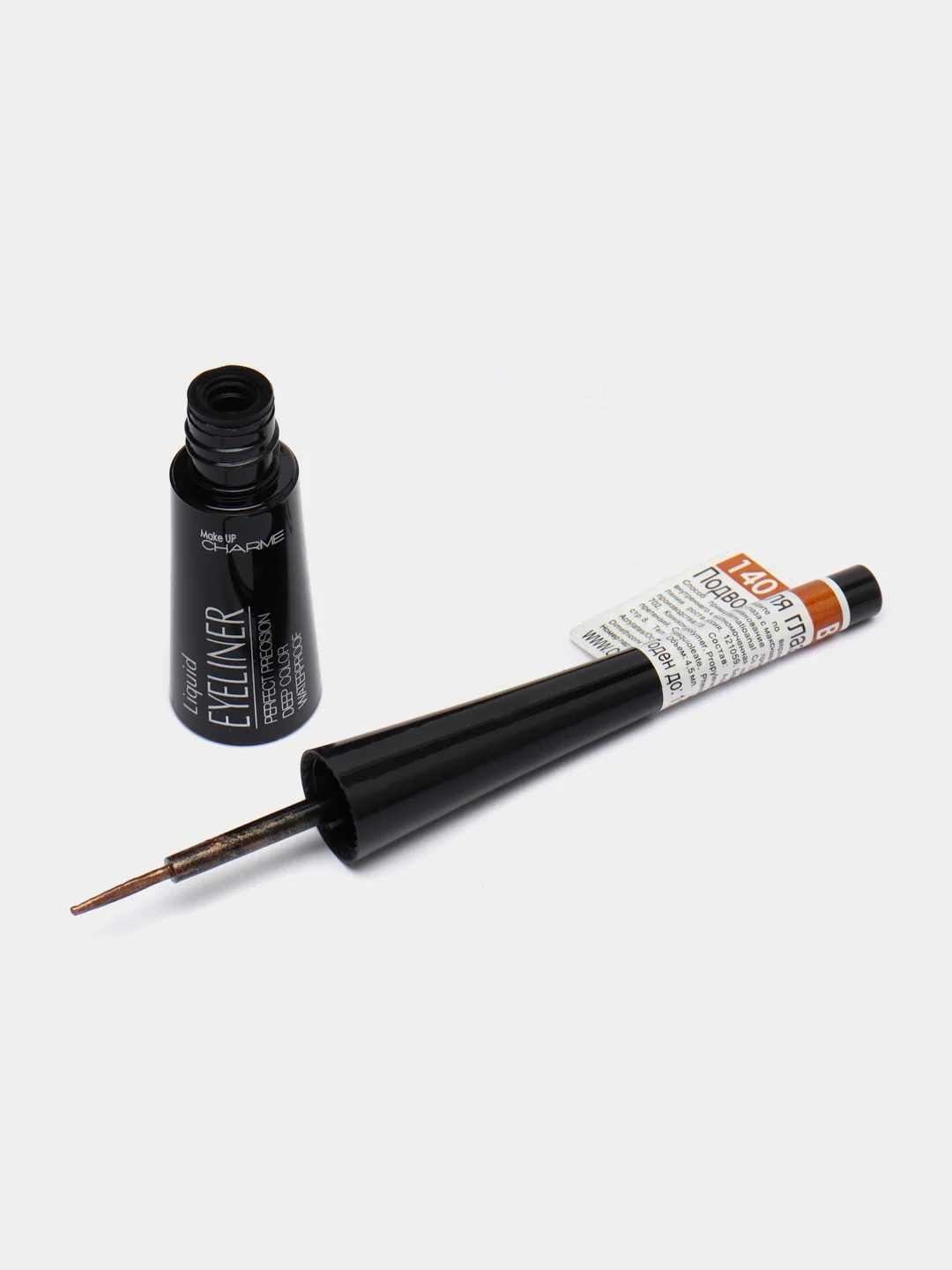 Коричневый подводка для глаз Charme водостойкая Deep Liner с мягкой кисточкой