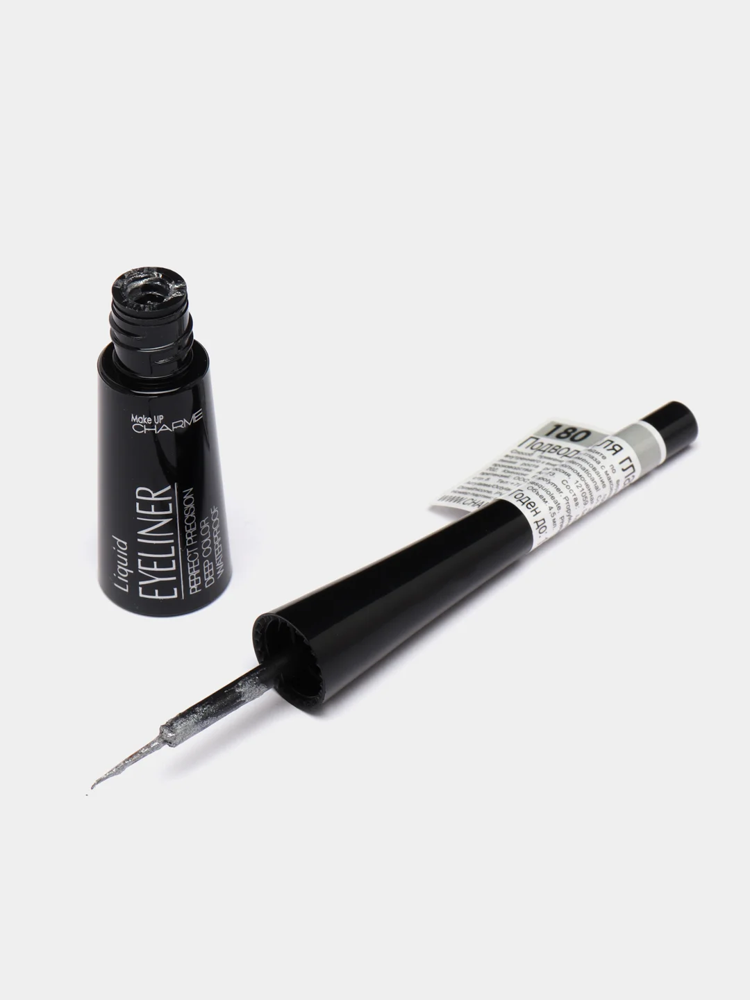 Серый подводка для глаз Charme водостойкая Deep Liner с мягкой кисточкой