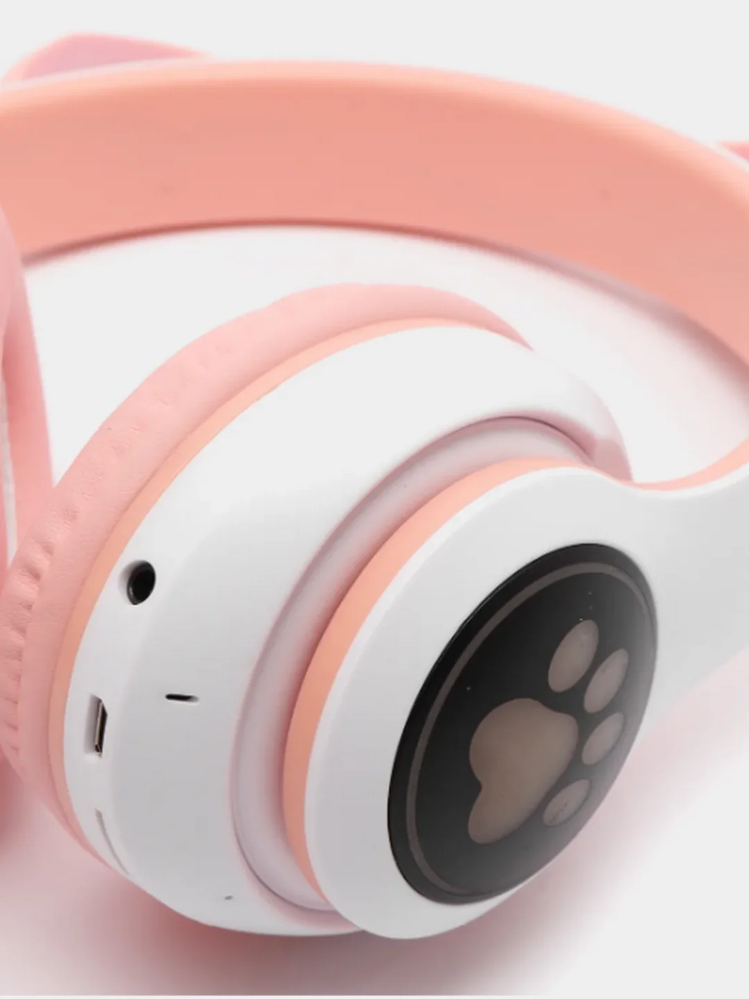Беспроводные наушники, со светящимися кошачьими ушками, Bluetooth