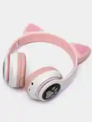 Беспроводные наушники, со светящимися кошачьими ушками, Bluetooth