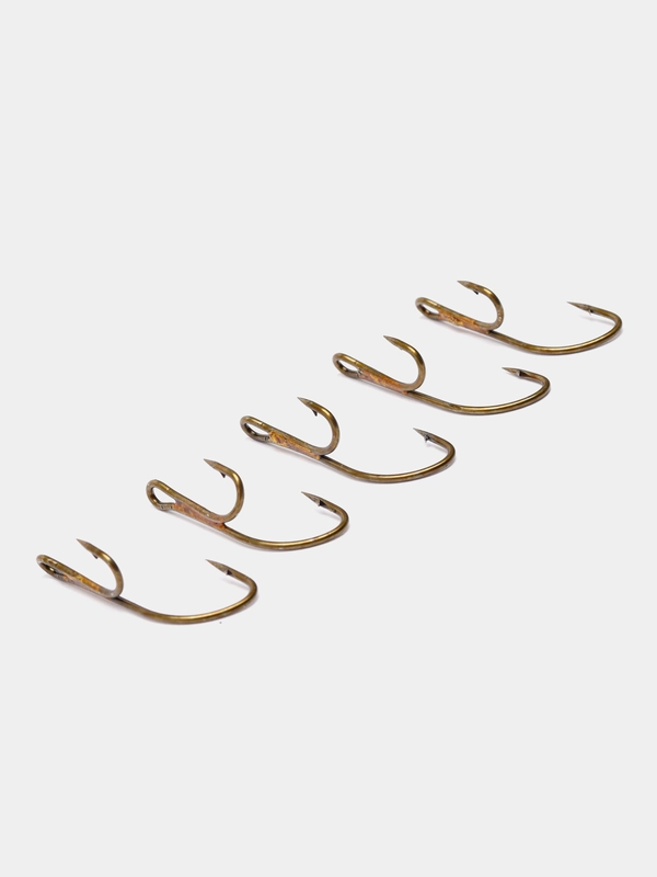 Двойник живцовый для кружков разноуровневый CARBON HOOKS , для зимней рыбалки, жерлиц