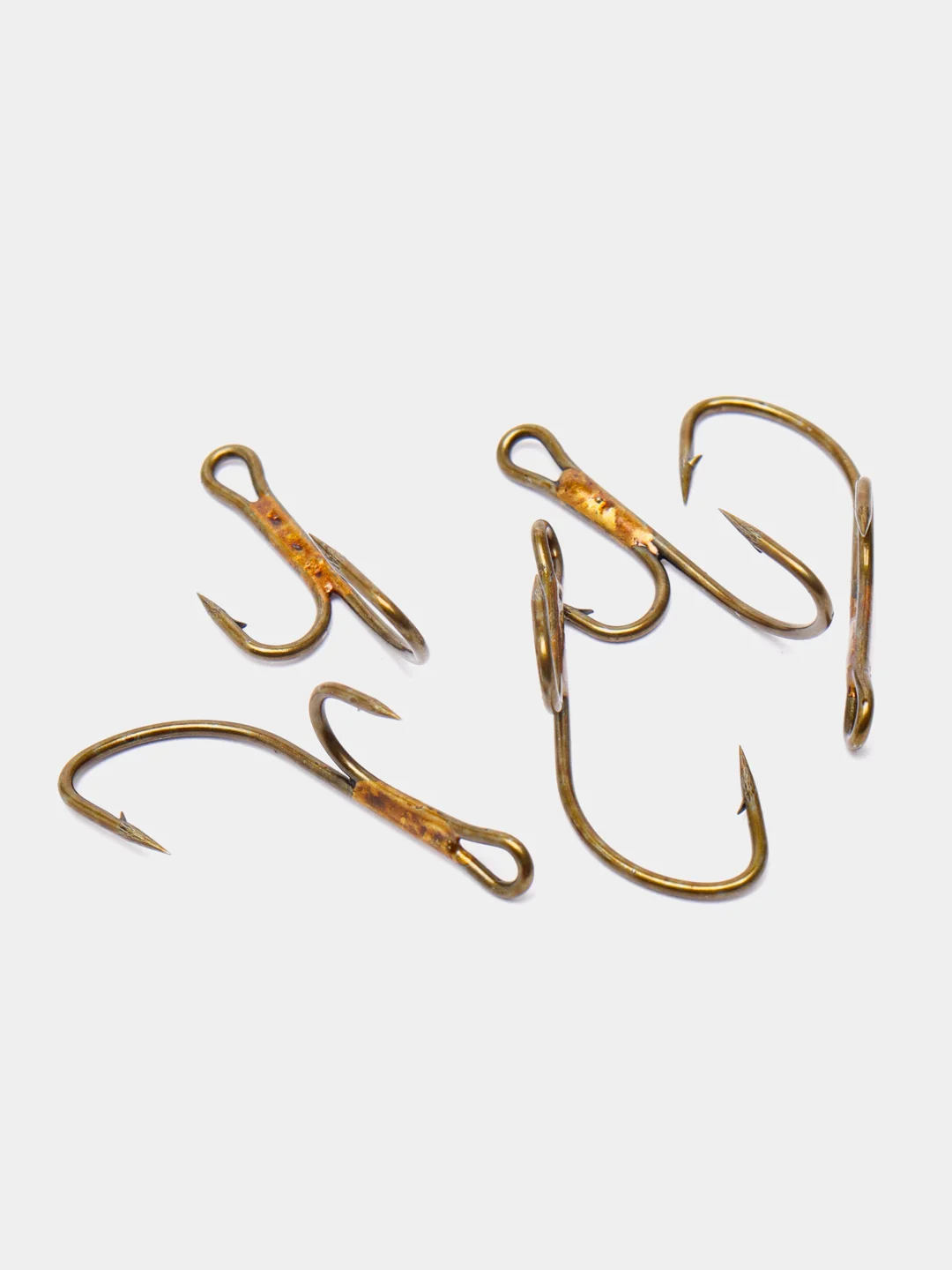 Двойник живцовый для кружков разноуровневый CARBON HOOKS , для зимней рыбалки, жерлиц