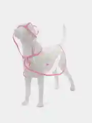 Розовый дождевик для собаки, плащ для животных