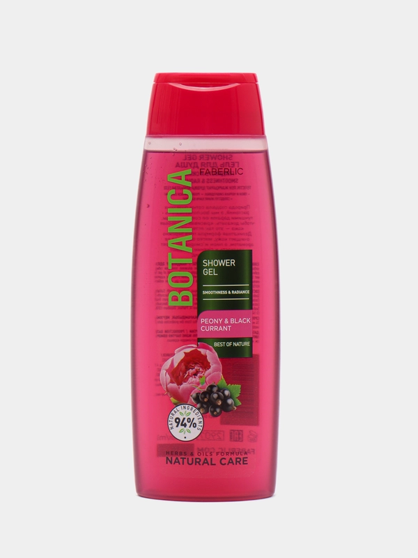 Гель для душа Botanica, 400 мл 6 вкусов