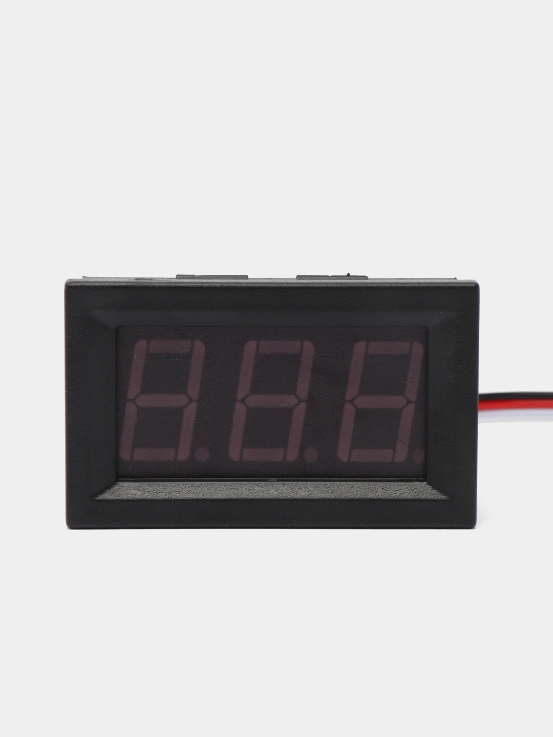 Вольтметр 3-30В на 3 провода, красный LED дисплей, в корпусе 48 x 29 x 18 мм