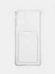 Прозрачный чехол с карманом для карт Samsung Galaxy A13 A23 A33 A53 A73 A51 A52 A71 A72 A12 A22 A32