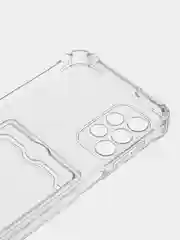 Золотой чехол с карманом для карт Samsung Galaxy A13 A23 A33 A53 A73 A51 A52 A71 A72 A12 A22 A32