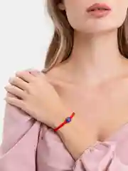 Плетеный браслет с натуральным камнем "Яшма кунжутная"