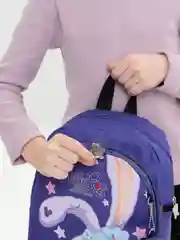 Пурпурный рюкзак для девочек