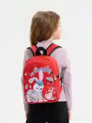 Алый рюкзак для девочек